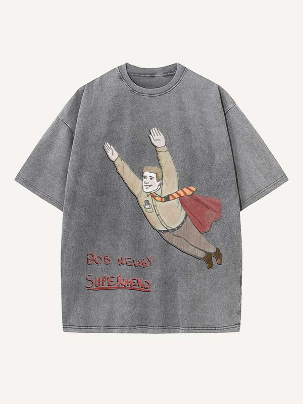 Stranger Things Print Round Neck T-shirt