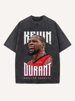 Kevin Durant Print Round Neck T-shirt