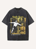 Ronaldo Print Round Neck T-shirt
