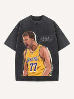 Luka Dončić Print Round Neck T-shirt
