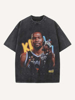Kevin Durant Print Round Neck T-shirt