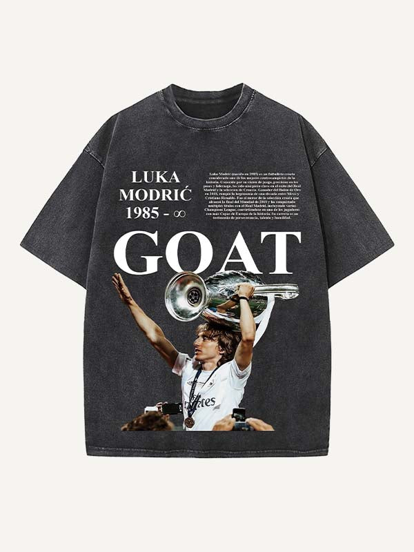 Luka Modrić Print Round Neck T-shirt