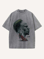 Sadio Mané Print Round Neck T-shirt