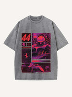 Lewis Hamilton Print Round Neck T-shirt