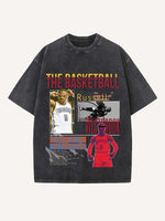 Russell Westbrook Print Round Neck T-shirt