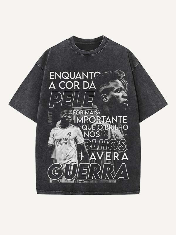 Vinícius Júnior Print Round Neck T-shirt