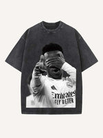 Vinícius Júnior Print Round Neck T-shirt