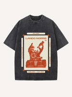 Lando Norris Print Round Neck T-shirt