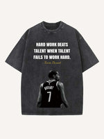 Kevin Durant Print Round Neck T-shirt