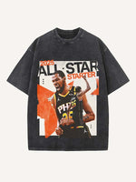 Kevin Durant Print Round Neck T-shirt