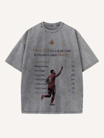 Mohamed Salah Print Round Neck T-shirt