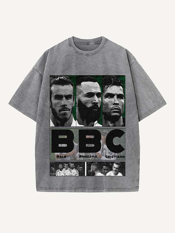 Gareth Bale Print Round Neck T-shirt