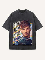 Pierre Gasly Print Round Neck T-shirt