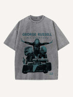 George Russell Print Round Neck T-shirt