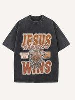 Basketball Aesthetic Print Round Neck T-shirt