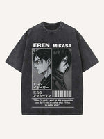 Attack on Titan Print Round Neck T-shirt