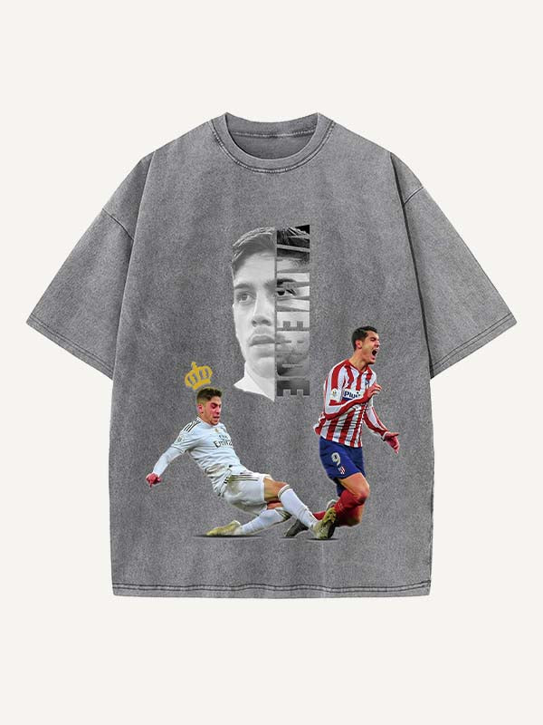 Federico Valverde Print Round Neck T-shirt