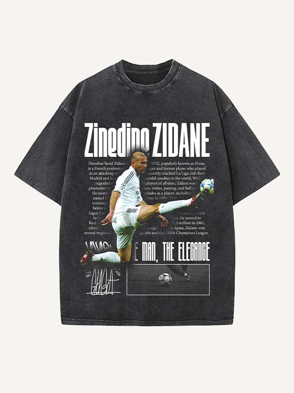 Zizou Print Round Neck T-shirt