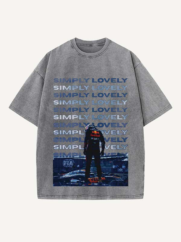 Max Verstappen Print Round Neck T-shirt