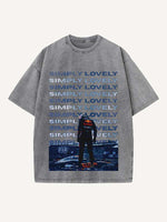 Max Verstappen Print Round Neck T-shirt