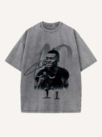 Kylian Mbappé Print Round Neck T-shirt