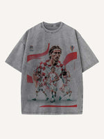 Luka Modrić Print Round Neck T-shirt