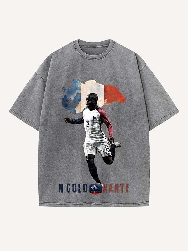 N'Golo Kanté Print Round Neck T-shirt