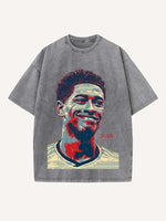 Jude Bellingham Print Round Neck T-shirt