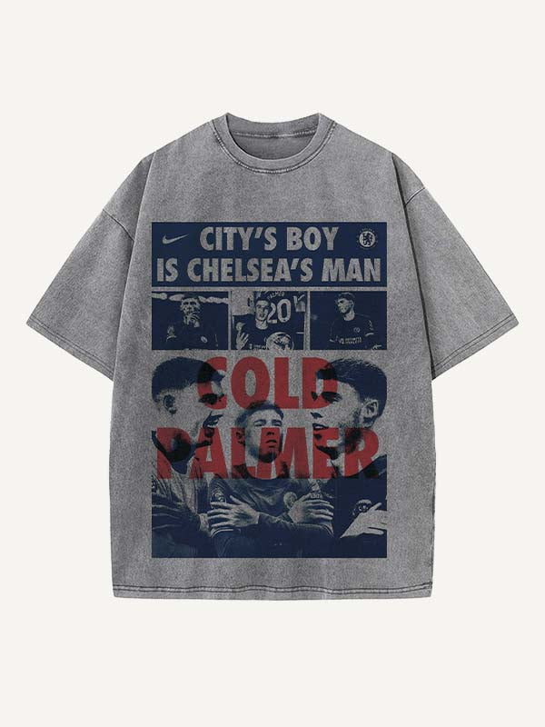 Cole Palmer Print Round Neck T-shirt