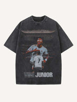 Vinícius Júnior Print Round Neck T-shirt
