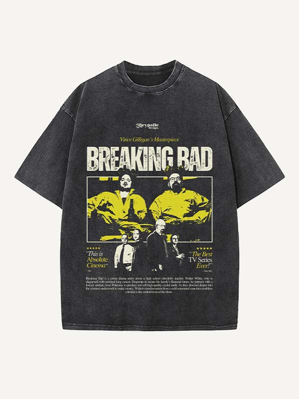 Breaking Bad Print Round Neck T-shirt