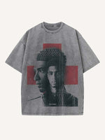 Jude Bellingham Print Round Neck T-shirt