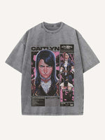 Arcane Print Round Neck T-shirt