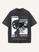 Attack on Titan Print Round Neck T-shirt