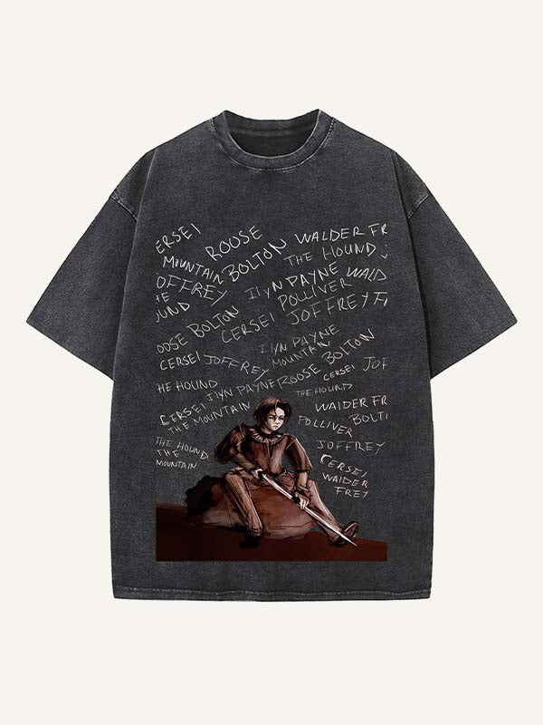 Game of Thrones Print Round Neck T-shirt