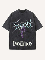 Arcane Print Round Neck T-shirt