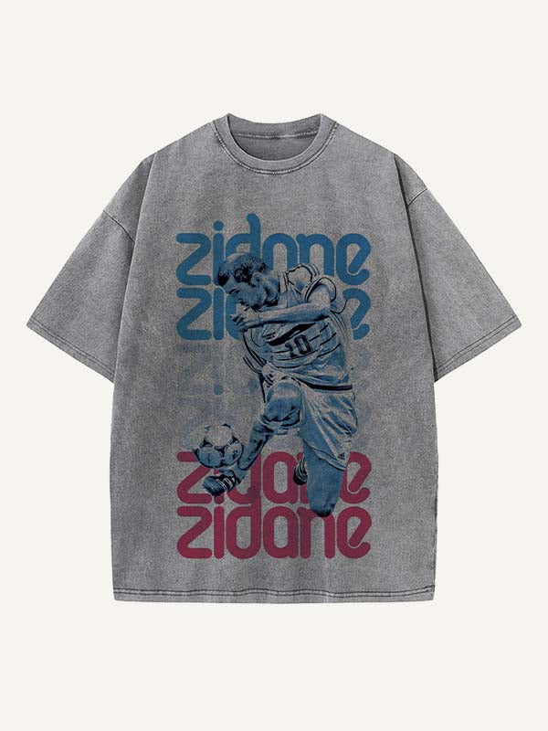 Zizou Print Round Neck T-shirt