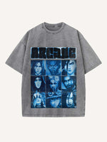 Arcane Print Round Neck T-shirt