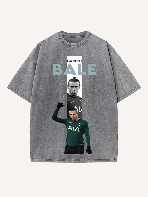 Gareth Bale Print Round Neck T-shirt