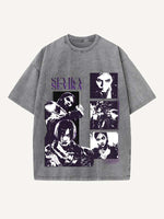 Arcane Print Round Neck T-shirt