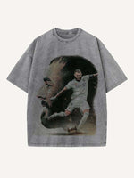 Karim Benzema Print Round Neck T-shirt