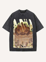 Fullmetal Alchemist Print Round Neck T-shirt