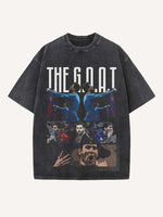 Lionel Messi Print Round Neck T-shirt