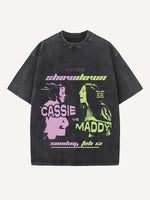 Euphoria Print Round Neck T-shirt