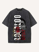 Cristiano Ronaldo Print Round Neck T-shirt