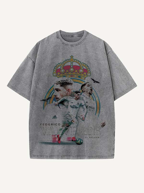 Federico Valverde Print Round Neck T-shirt