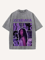 Euphoria Print Round Neck T-shirt