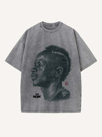 Sadio Mané Print Round Neck T-shirt