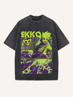Arcane Print Round Neck T-shirt