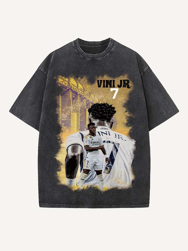 Vinícius Júnior Print Round Neck T-shirt